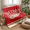 Detroit Red Wings Flanell Fleece Decke Gemütliche Warme Überwurfdecke Für Sofa Bett Reise Ganzjahresgebrauch