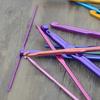 Factory Sale 12Pcs/Set 2mm-8mm Colorful Aluminum Crochet Hook Knitting Needles for Weave Craft Hand Knitting