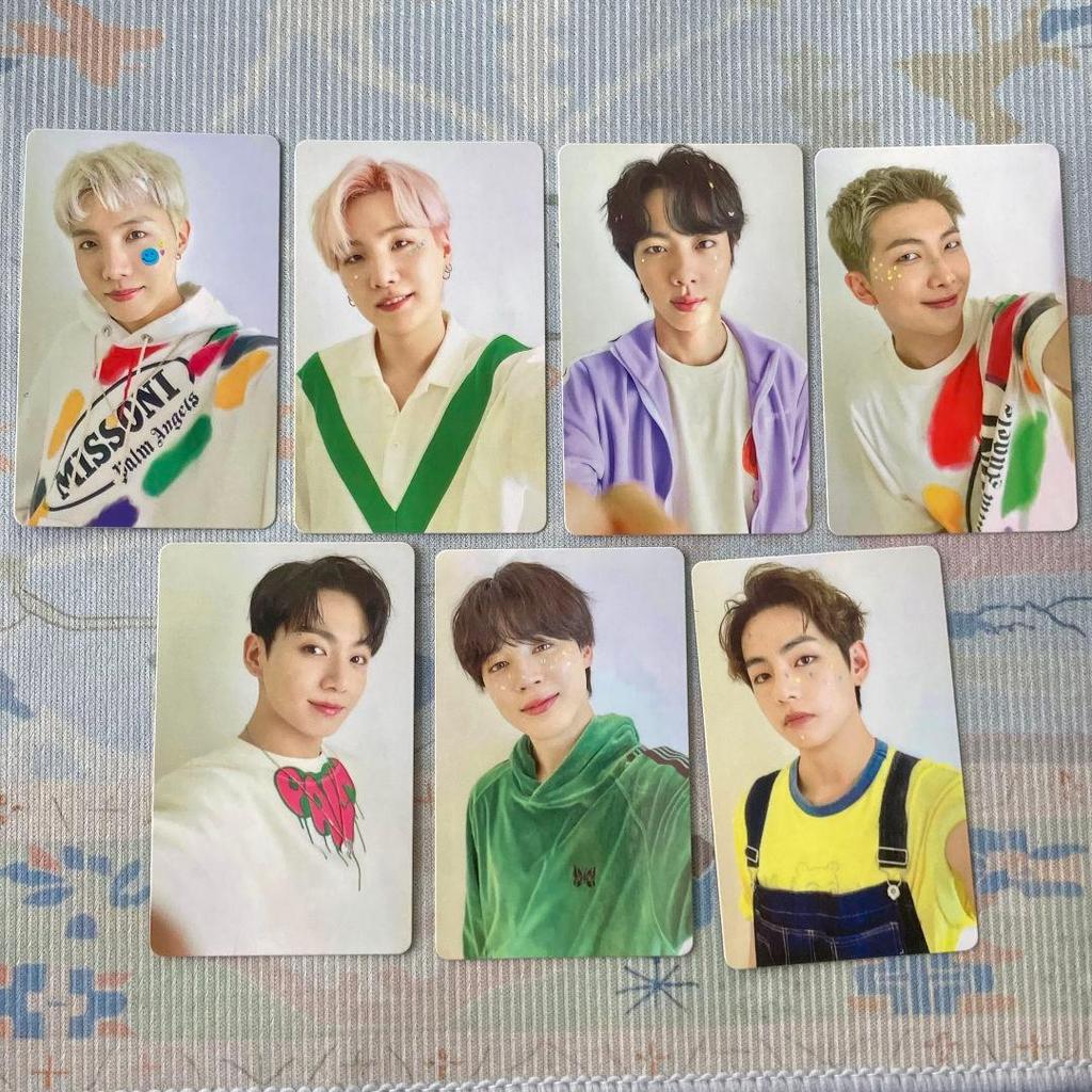 [USED] BTS Fan Club Lottery Magazine Survey Bonus: 7 JPFC Trading Cards