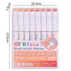 Quick-Drying Acrylic Marker Pen Softhead Art Watercolor Pen Straight Liquid Marker  Calligraphy