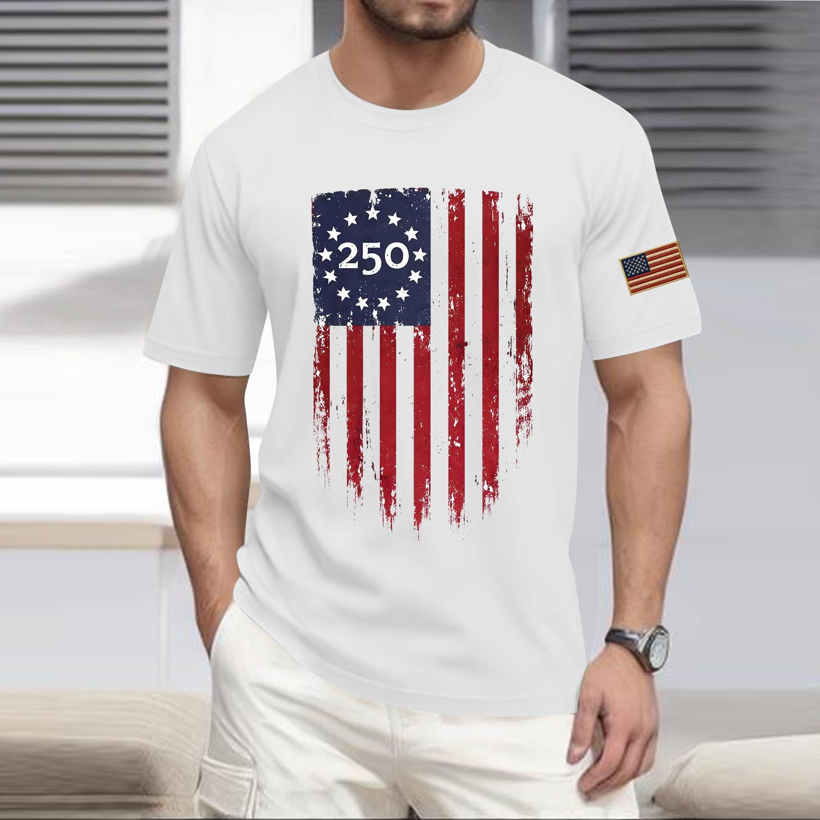 Men s Casual Round Neck Lightweight Short-Sleeve Top XL белый 1300₽
