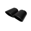 1Pcs Muffler Tip For Toyota RAV4 XA50 2019-2023 Matte Black Exhaust Tip Stainless Steel Muffler Tail Pipe Nozzle Car Accessories