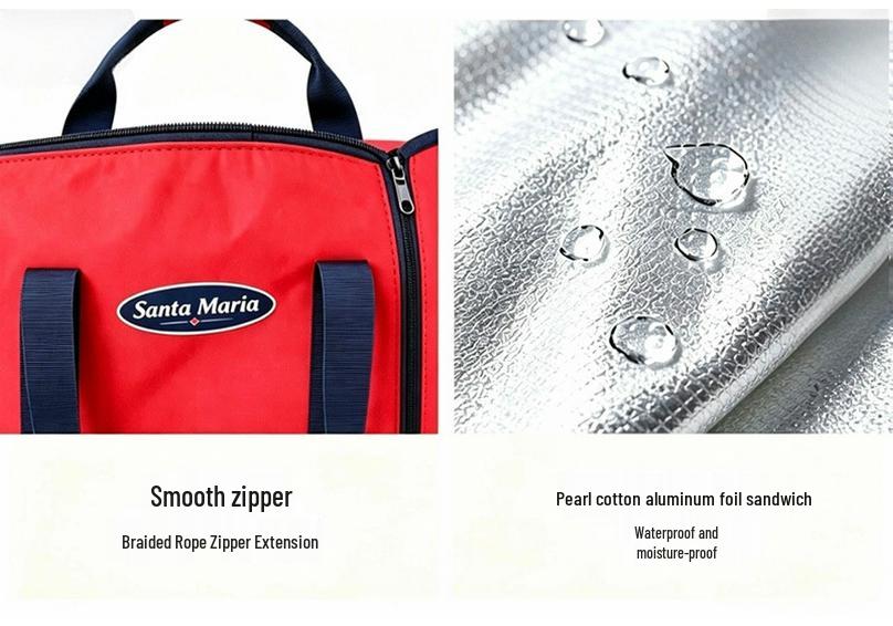 2-in-1 Outdoor Picnic & Camping Mat Bag: Waterproof, Moisture-Proof, Large Capacity with Aluminum Film