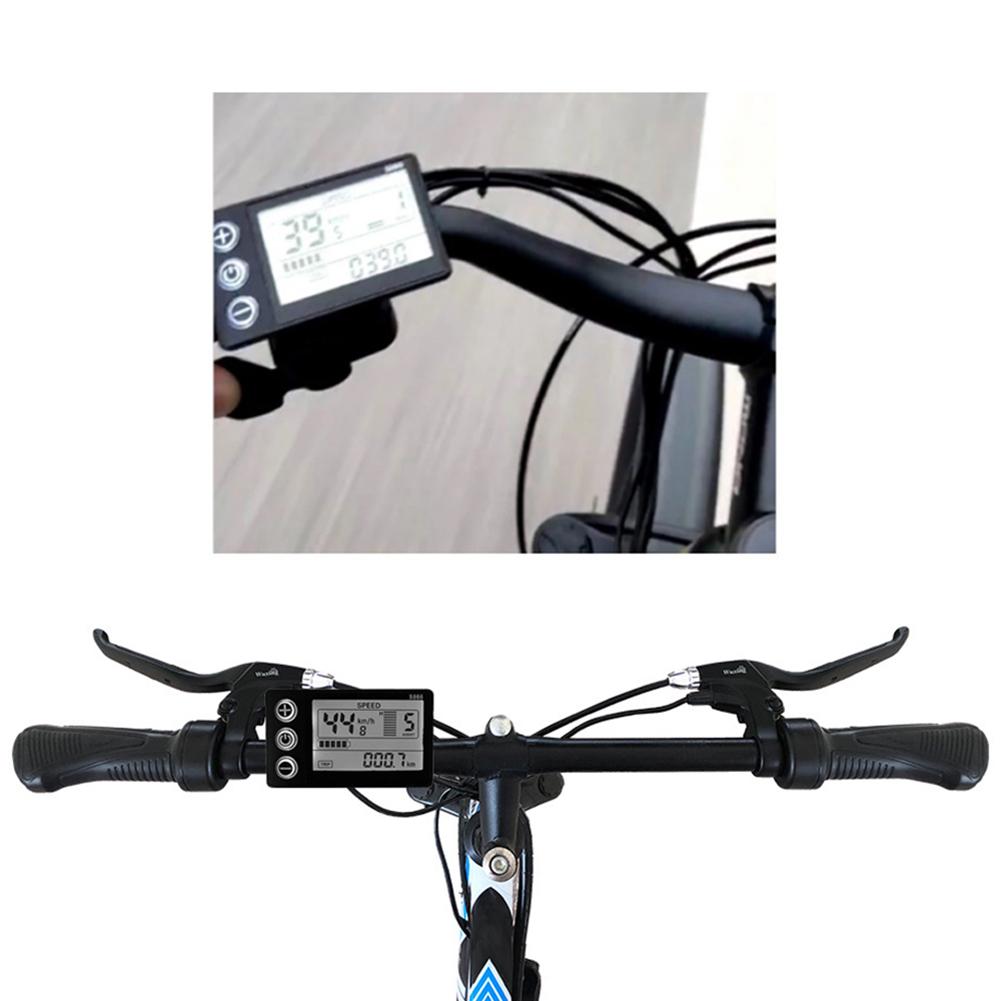 Display LCD Per Bicicletta Elettrica M5, 5 Pin, Impermeabile, Universale 24/36/48/60 V, Attacco 31,8 O 22,2 Mm