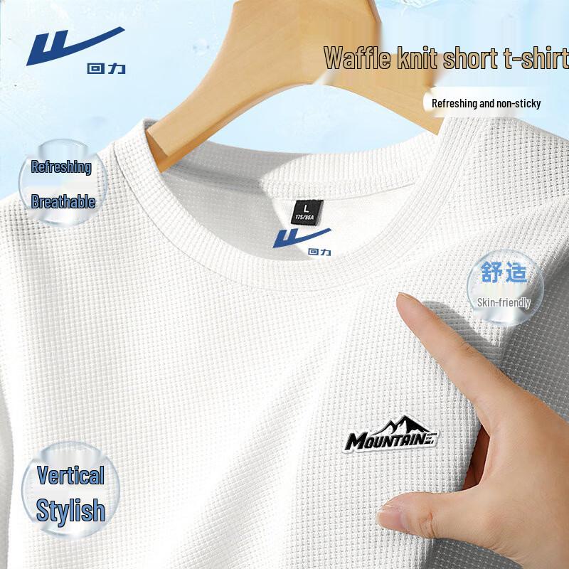 Warrior Men s Waffle Knit Short Sleeve T-Shirt L