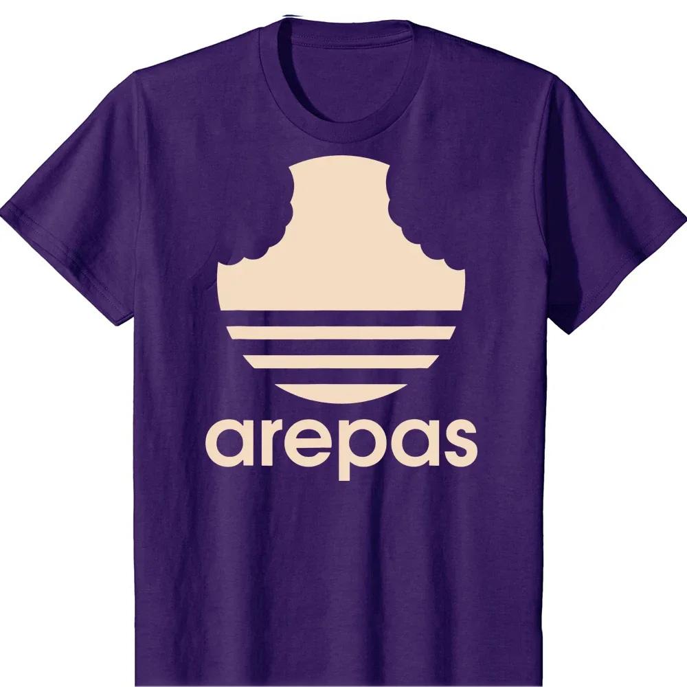 

Arepas Funny Colombian Venezuelan Arepa T Shirts Summer Graphic Cotton Streetwear Venezuela Flag Gifts T-shirt Mens 71837 4XL