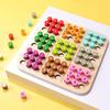 Nine Palace Grid Game Chess Elementary School Students' Logical Thinking Children's Early Education Puzzle Board Game Wooden Toy