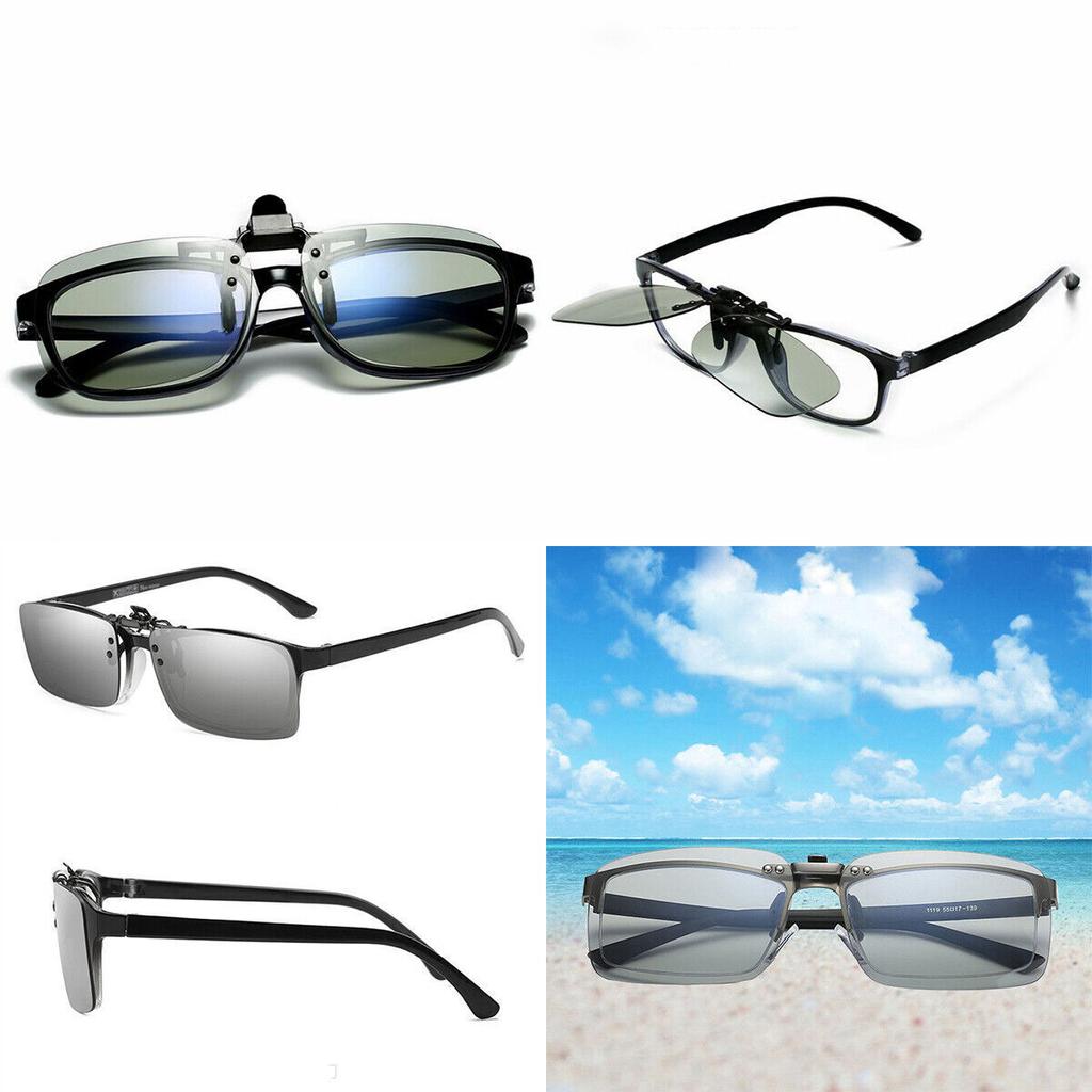 Sunglasses Photochromic Clip-on Sunglasses Fishing Sunglasses UV400 For Sports Water Activities Daily Wear