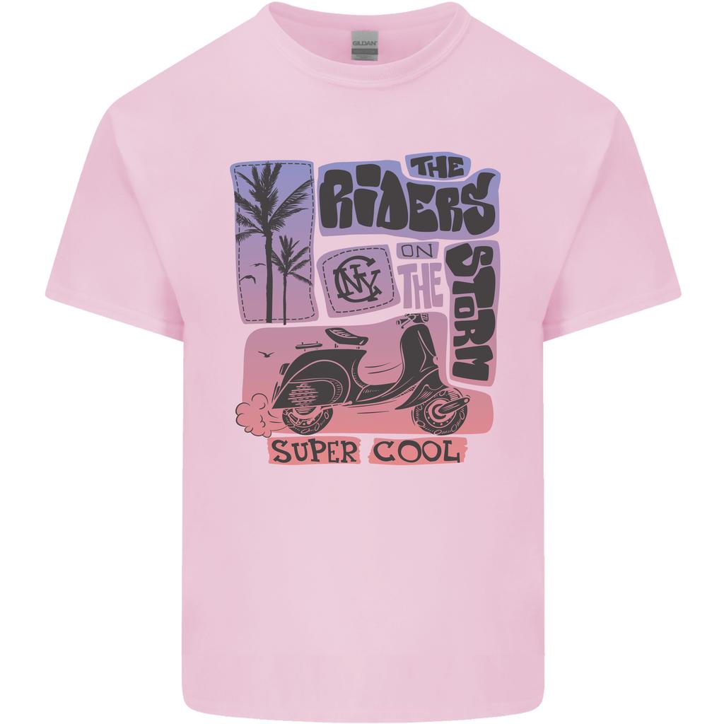 Scooter the Riders on the Storm Motorbike Unisexs Light Cotton TShirt