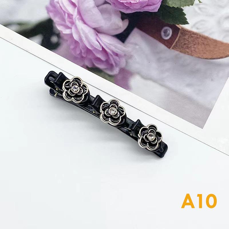 Sparkling Crystal Stone Braided Hair Clips Double Bangs Braided Barrettes Hairpins Women Girls Headwear Hair Styling Accessories
