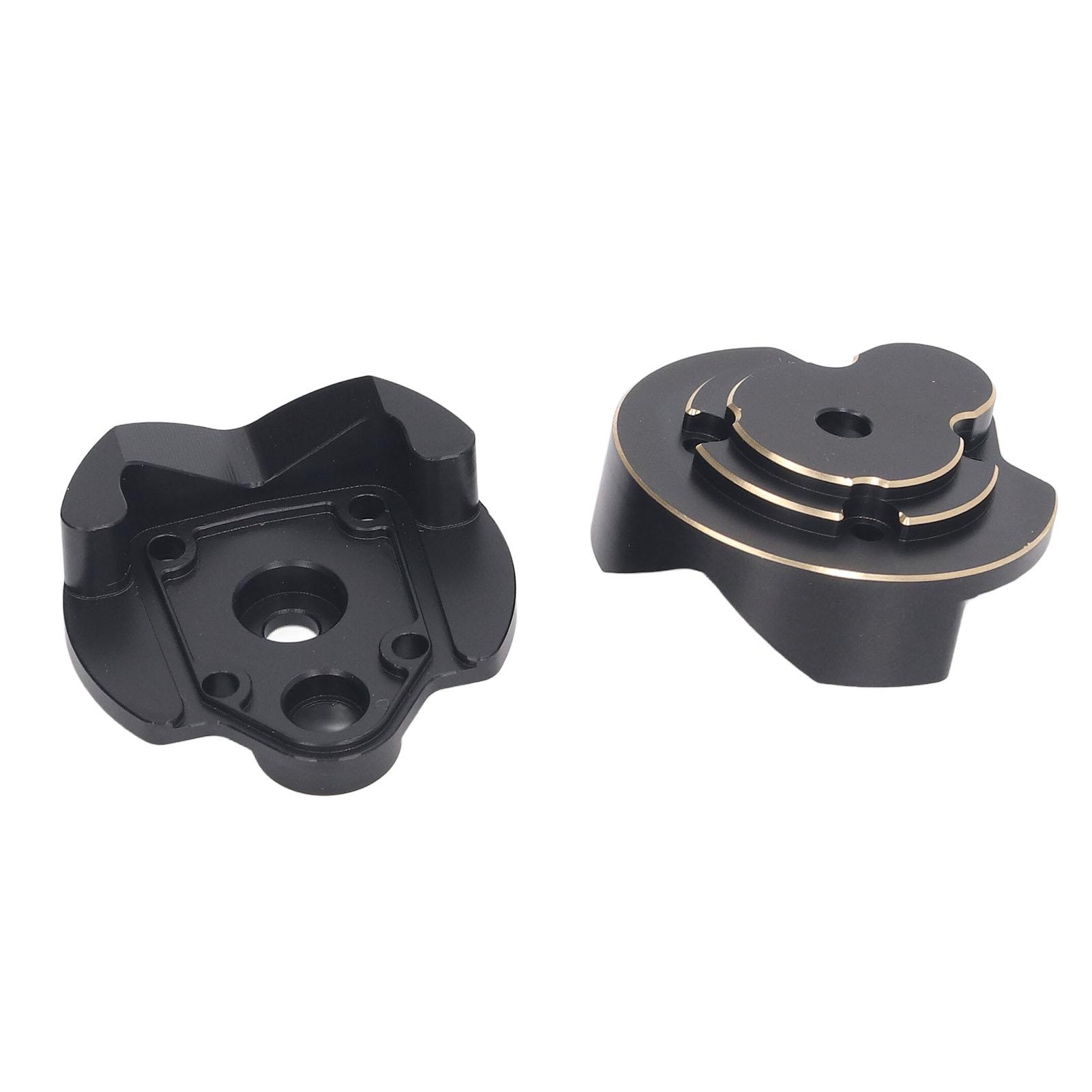 

2pcs Brass Outer Portal Covers Counterweight for Axial 1/18 UTB18 Capra RC Crawler Car