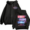 K-pop Demon Hunters Movie  Zipper Hoody Men Women Fashion High Quality Fleece Jacket Sweatshirt Retro Oversized Zip Up Hoody