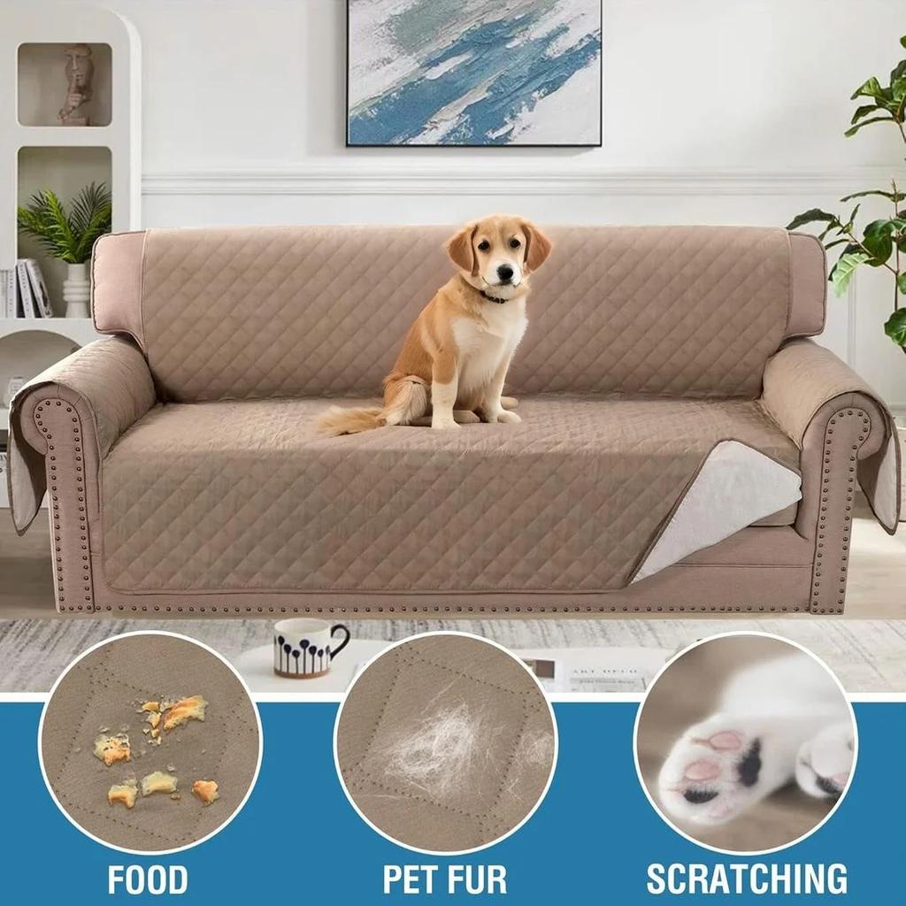 Waterproof Sofa Cover Pet Cat Dog Sofa Mats Kids Couch Furniture Protector for Living Room Home Decor 1/2/3/4 Sofa Slipcover Mat
