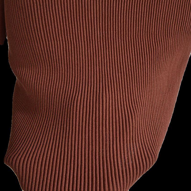 French Style New Arrival Pure Desire Sexy U-Neck Long-Sleeved Knitting Dress Women's Clothing Silm Slimming Hip Skirt
