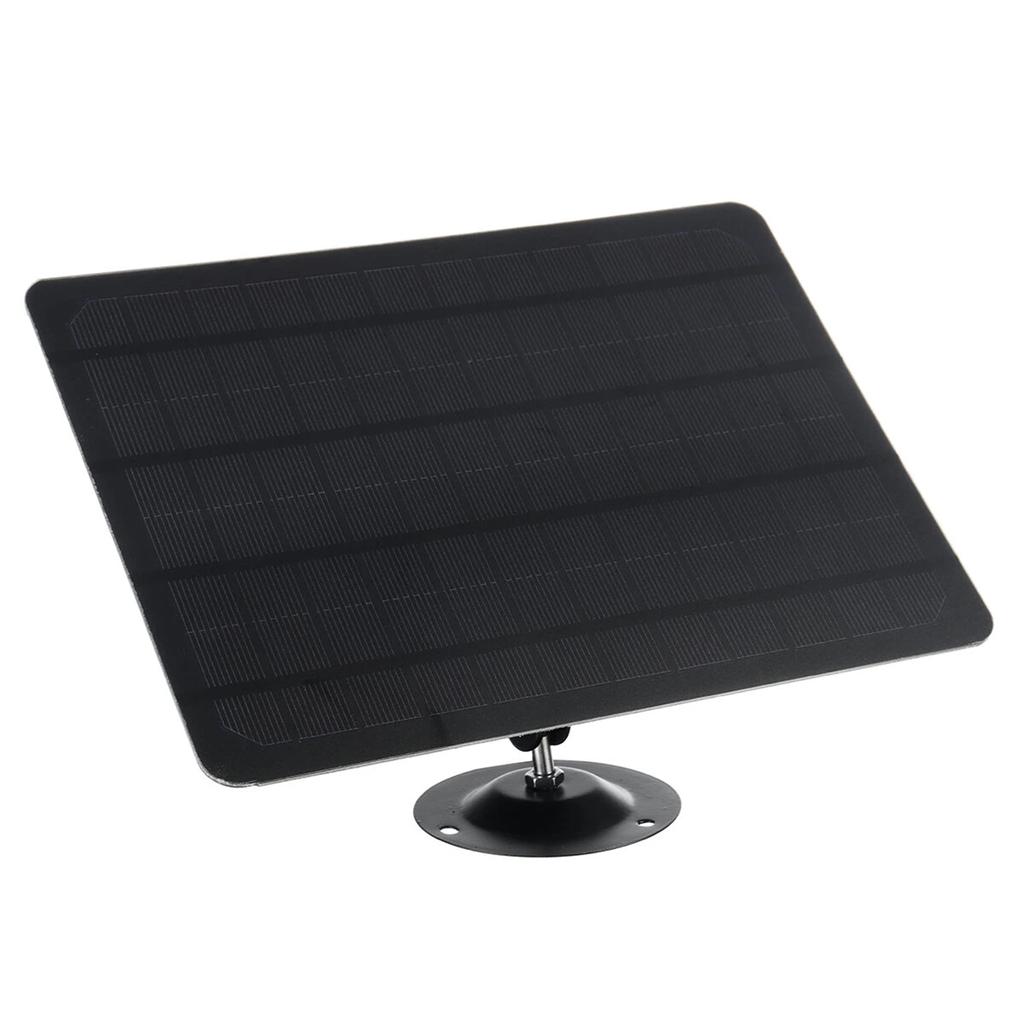 10W 5V Micro USB Solar Panel 2000mAh 360-degree Rotation Waterproof Wall Mounted Monocrystal