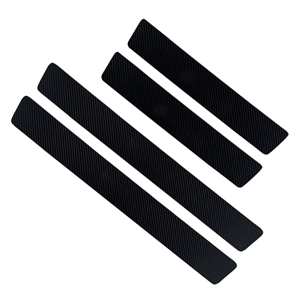 4 Pcs Car Sill Protectors Strips Wear Resistant Waterproof Car Door Protection Strip for Universal Car Model