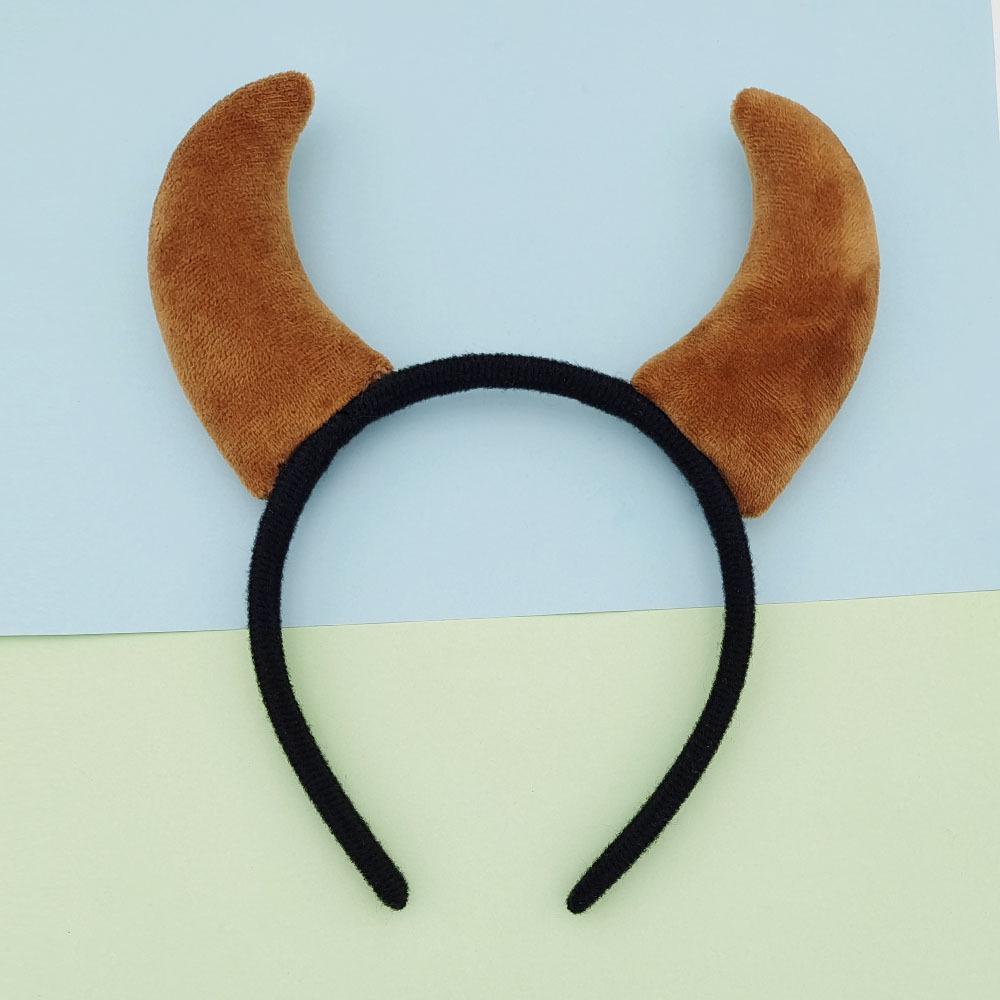 Halloween & Christmas Faux Horn Headband for Adults and Children - Festival, Performance, Masquerade Party Ears Headwear