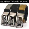 TUSHI New Tactical Belt for Men Tight Thick Nylon Casual Belt Alloy Ratchet Automatic Buckle Golf EDC Outdoor Military Belt Male