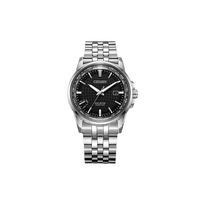 

CITIZEN Eco-Drive Series Perpetual Calendar Fashion Solar Quartz Steel Strap Men s Watch Black Dial BX1001-89E чорний