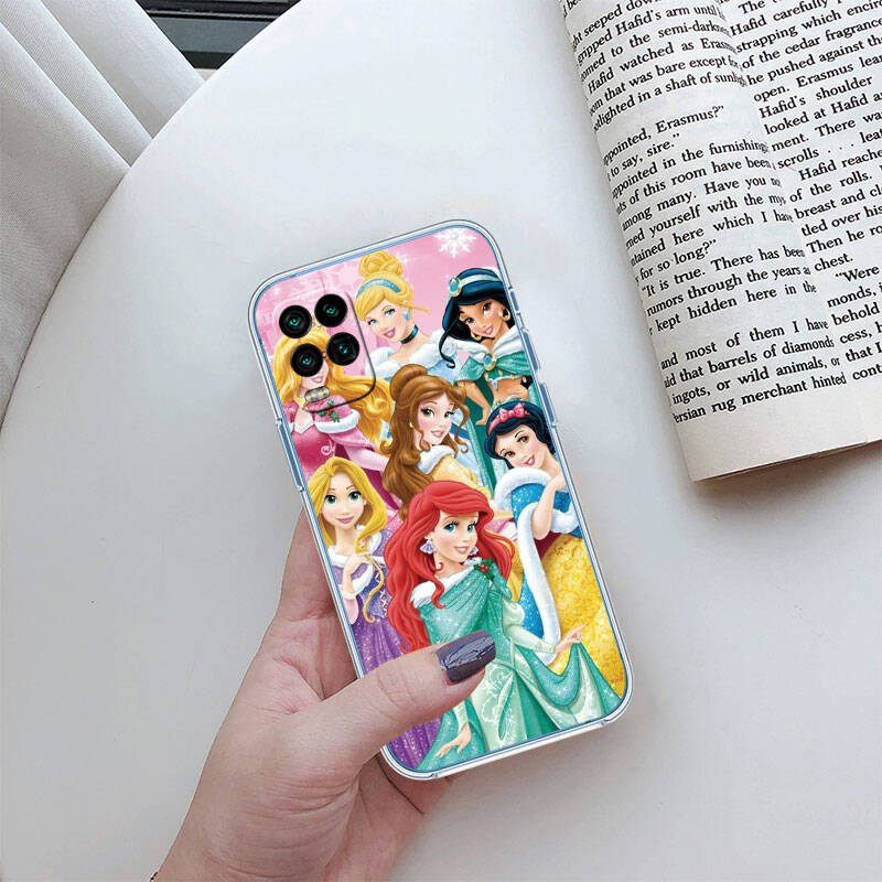 RT22 Princess Cartoon Case for Motorola E7 G6 G7 G8 G9 Plus Power Play G10 G20 G04 E30 E40 E22 E20 E13 E15 G22 G23 G05 G75 G35 G55