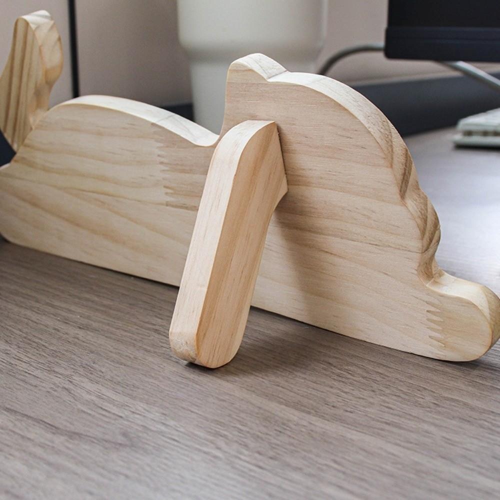 3 Fächer 2 Zoll Katzenform Fotoalbum Verstellbarer Winkel Drehbarer Schwanz Haustier Fotoalbum Dekorativ Abnehmbar