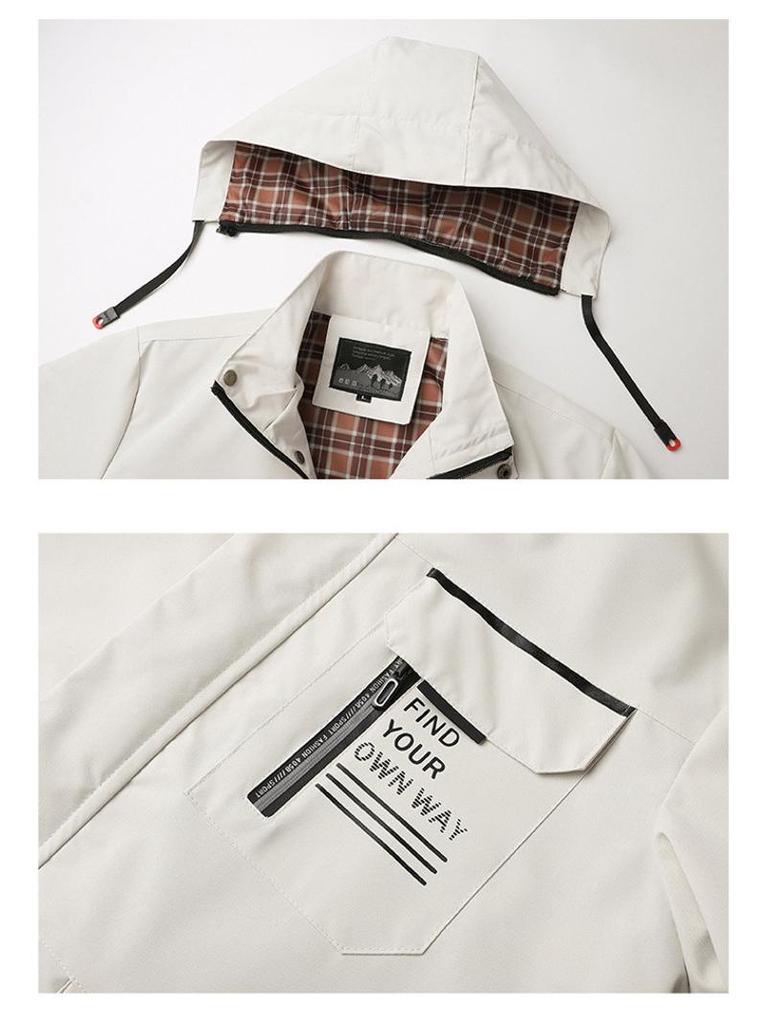 Men's Fashionable Trendy Hooded Loose Casual Outdoor Jacket