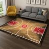 Basketball Court Cartoon Carpet Carpet Rug for Sofa Bedroom Living Room Doormat Home Decor,Kid Game Area Rug Non-slip Mat Gift
