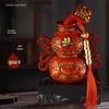 Large Chinese Style Gourd Ornament Feng Shui Home Decor Housewarming Resin Gift
