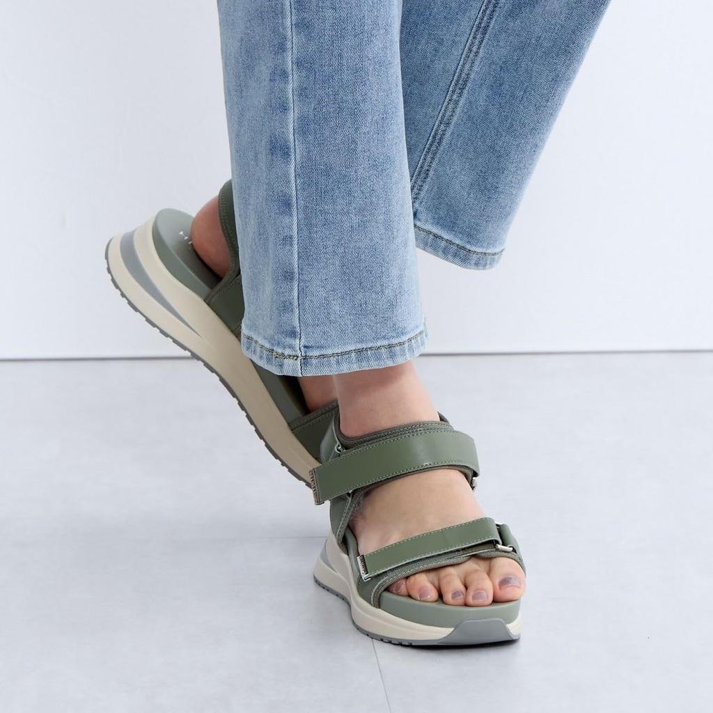 Parts Sports Green LL HIMIKO/Himiko/Metal Sandals/647201