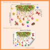 Abnehmbare Wasserdichte Weihnachten Fenster Elektrostatische Haftfolie Lebendige Designs Für Zuhause Party Dekoration