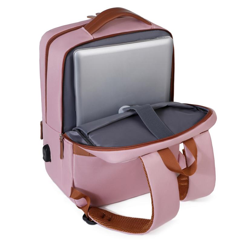 Unisex Large Capacity Laptop Backpack – Lightweight & Stylish Carry-On Bag for Business Trips & Commute