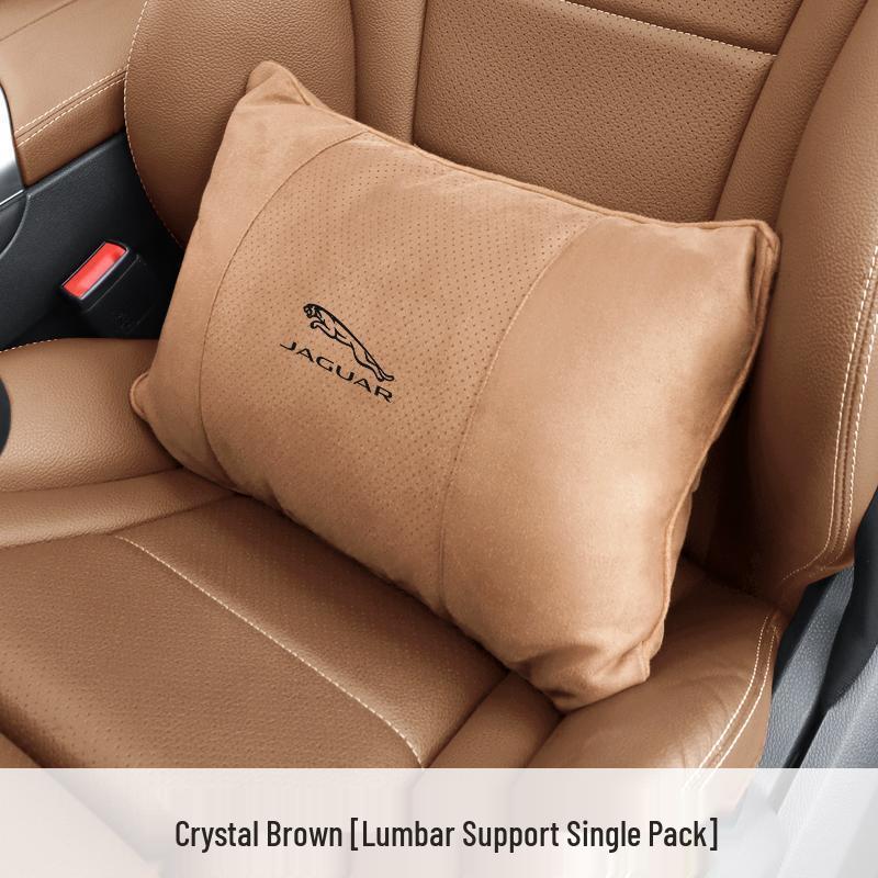 Atmungsaktive Nackenstützen-Kopfstützen aus Wildleder für Jaguar XEL/XFL/F-PACE Autositze