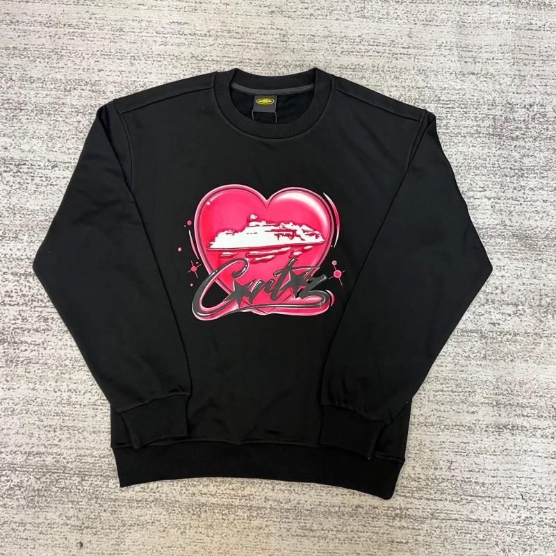26 American Streetwear Graphic Print Crewneck Sweatshirt Loose Fit Teens