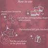 DIY with Hanging String Crafts Photo Frame Transparent Ball New Year Gifts Christmas Tree Ornaments