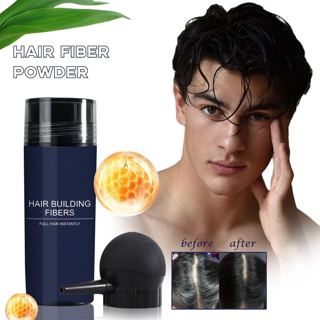 Zestaw pudrów do włókien włosów (1 szt) Wypełnia problem cienkich i przerzedzonych włosów, natychmiastowo zagęszczając i zwiększając objętość włosów za pomocą głowicy natryskowej