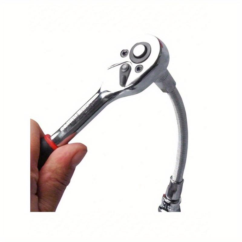 

1 шт. 1/4 Гибкий адаптер для торцевых головок, Удлинитель, Привод для трещоточной рукоятки, Торцевая головка для электроинструмента, Аксессуары, Инструменты для мужчин 1pc