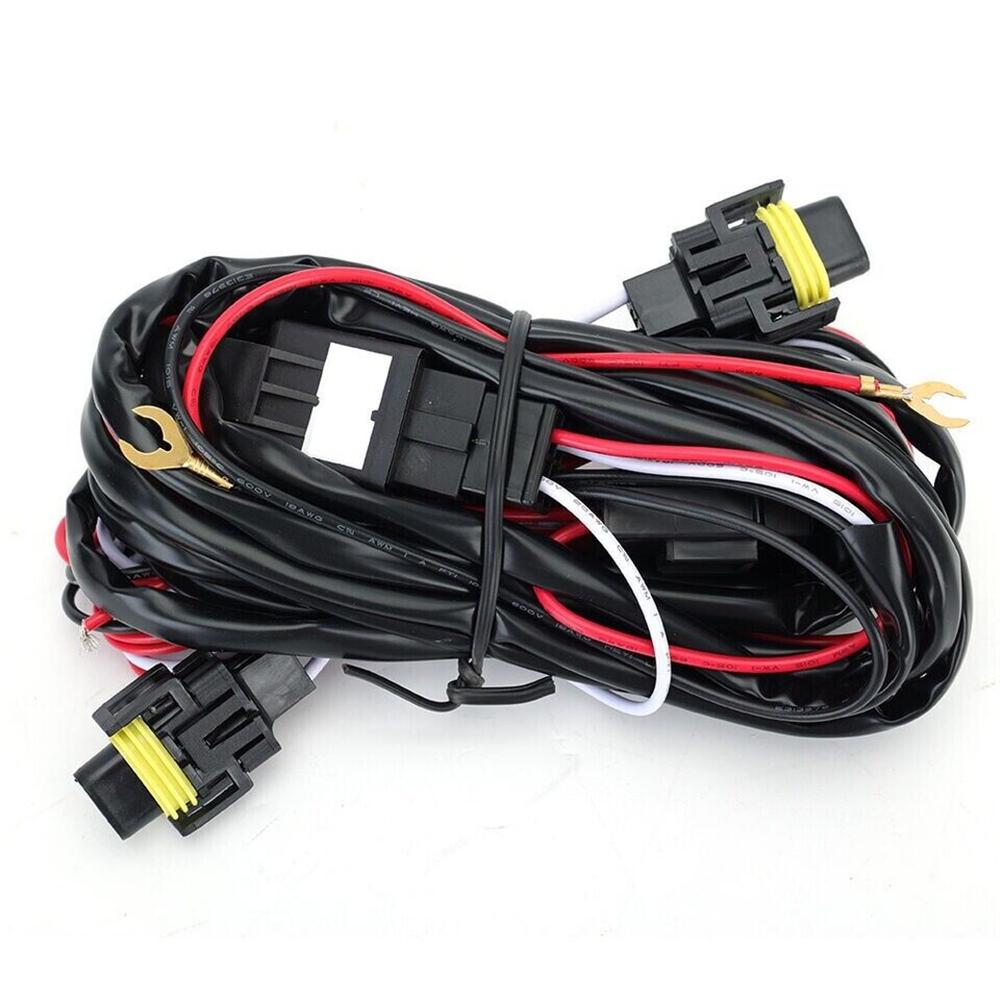 LED Front Bumper Fog Light Lamps w/ Cover & Wiring For Chevy Colorado 2023 2024