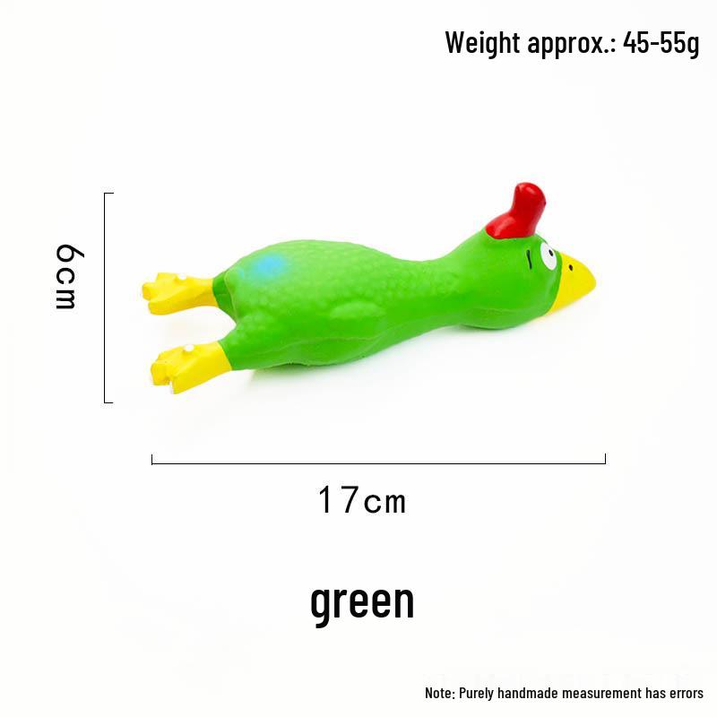 Durable Latex Squeaky Dog Toy for Teething, Stress Relief, and Interactive Training