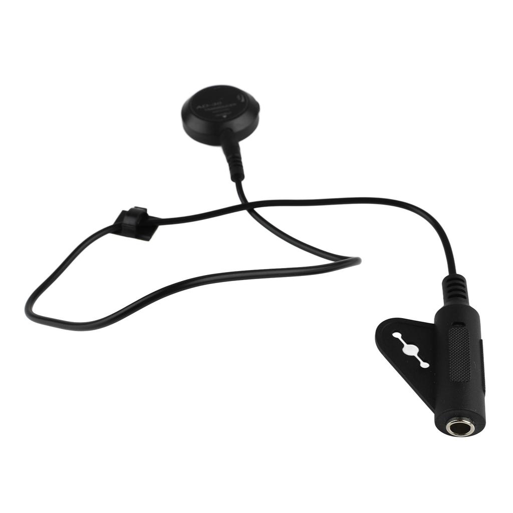 Acoustic Guitar Pickup Sound Hole Paste Contact Microphone Piezo Transducer Universal Instrument Accessories Black