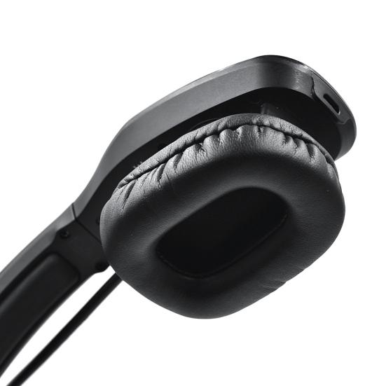 1 Pair Ear Pads Easy Installation Skin-friendly Sponge Earphone Ear Pads for Vxi BlueParrott B450-XT B450XT Headset