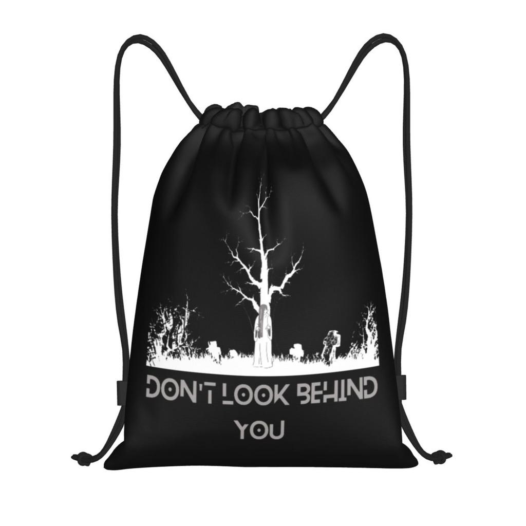 Custom Mandela Catalogue Horror Drawstring Bag for Shopping Yoga Backpacks Men Women Sports Gym Sackpack
