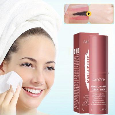 Deep Cleaning Makeup Remover Stick Eye Makeup Remover, Lipstick Remover Portable Makeup Remover A Must-have Tool for Removing Makeup