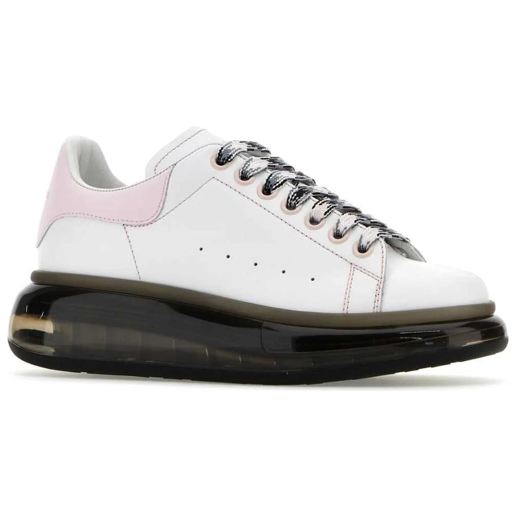 (WMNS) Alexander McQueen Larry Oversized Sneaker 'Clear Sole White Black' Women's 718255WIE818845