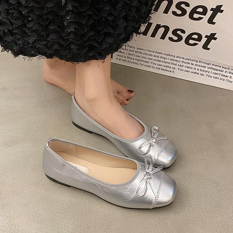 

Мода Осень Женские Балетки Тренд Мода Повседневные Балетки Лоферы Дышащая Сетка Мелкие Слипоны Кроссовки Женские Туфли Мэри Джейн 35 серебряный