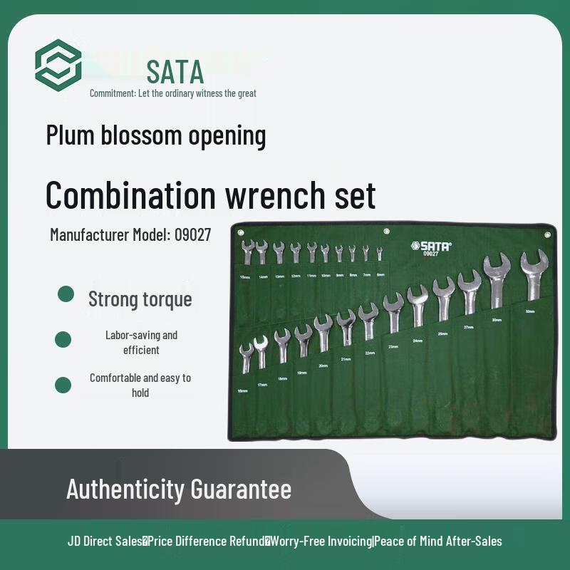 SATA 23-Piece Combination Wrench Set 6-32mm