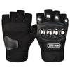 Outdoor Cycling Gloves Sports Men's and Women's Half-finger Fitness Mountaineering Tactical Training Exercise Protective Hard Shell Steel Shell Gloves