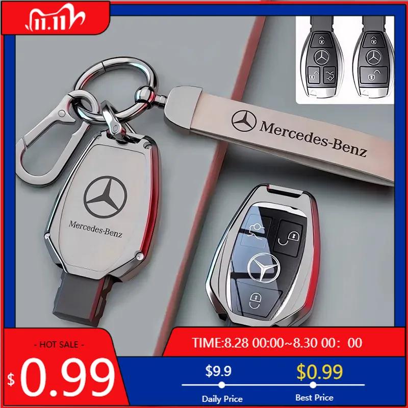 GLC GLB Zinková slitina Kryt pouzdra držáku klíče od auta Pro Mercedes Benz Třída A B C E GLS GLA GLK GLC CLS CLA AMG W204 W205 W212 W