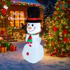 5.25FT Inflatable Toy Hat Snowman Xmas Decorations for Yard with LED Lights Christmas Supplie Home Ornament Festive Holiday Gift