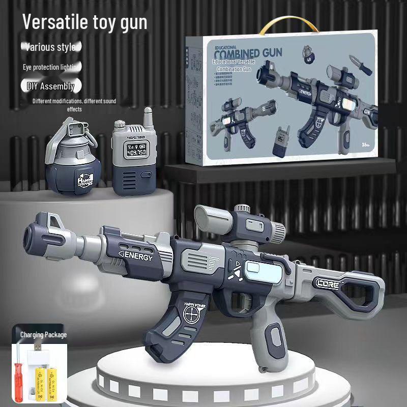 Magnetic Toy Gun with Creative Design and Electric Sound Effects, Ideal Children's Gift for June 1st Birthday.