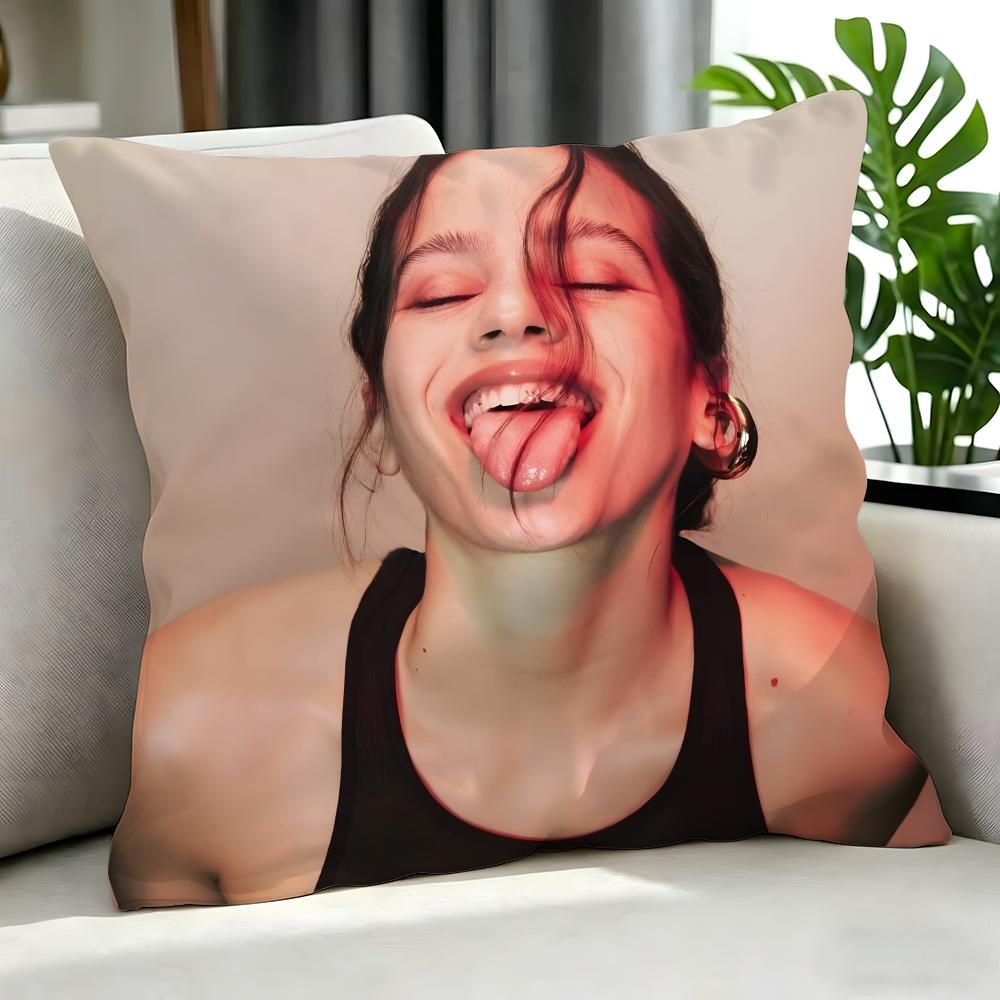 Singer RROSALIA Spanish singer Cushion Cover Cushion Cover Set Pcs x x x Pillowcase Decorative Sofa Home Decor